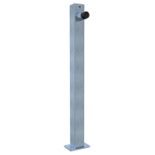 Barrier posts 70 x 70 mm | as door stopper | To be fixed by plugs
